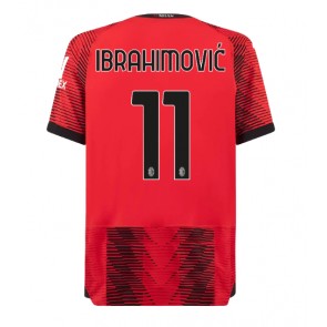 AC Milan Zlatan Ibrahimovic #11 Hemmatröja 2023-24 Korta ärmar